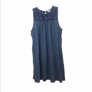 - Lucky Brand - blue sleeveless dress